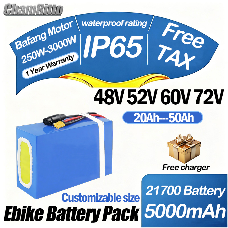 60V 50Ah Electric Scooter Battery - 60V 72V 2000W e-bisiklet Elektrikli Bisiklet