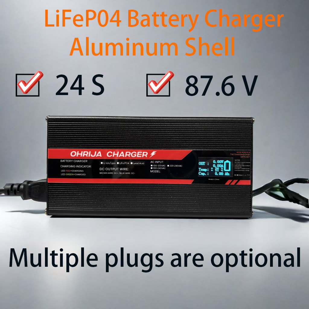 84V 20A Smart Charger - 87.6V 10A Hızlı Şarj Cihazı, 24