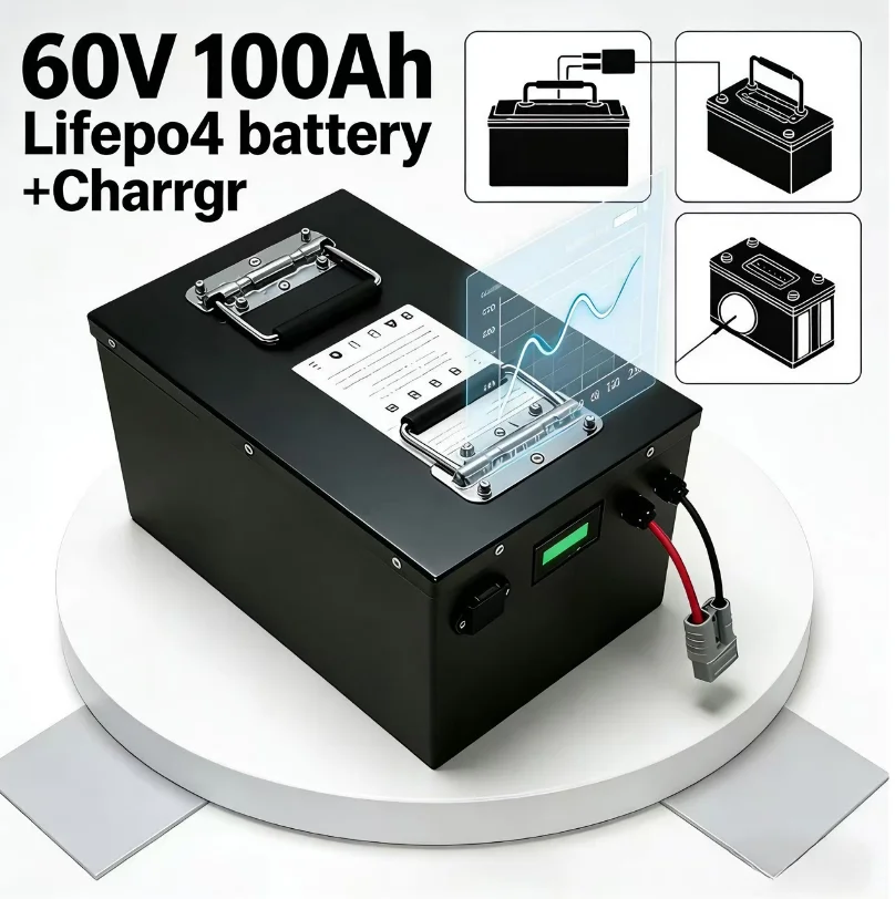60V LiFePO4 Pil 100Ah/120Ah/15 - 72V 40Ah Lifepo4 Battery Pack incelemesi ve fiyatı