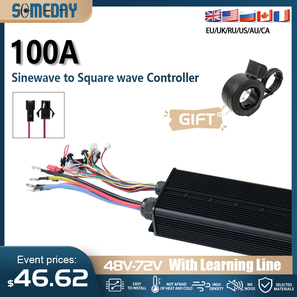 48V-72V 100A E-Bisiklet için F - 72V 100A Sabvoton Controller incelemesi ve fiyatı