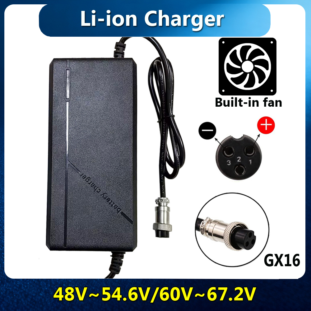 54.6V 67.2V Li-ion Şarj Cihazı - 84V 20A Smart Charger incelemesi ve fiyatı